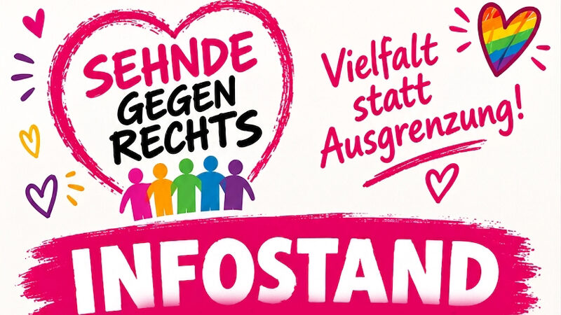 Sehnde gegen Rechts: Infos auf dem Marktplatz